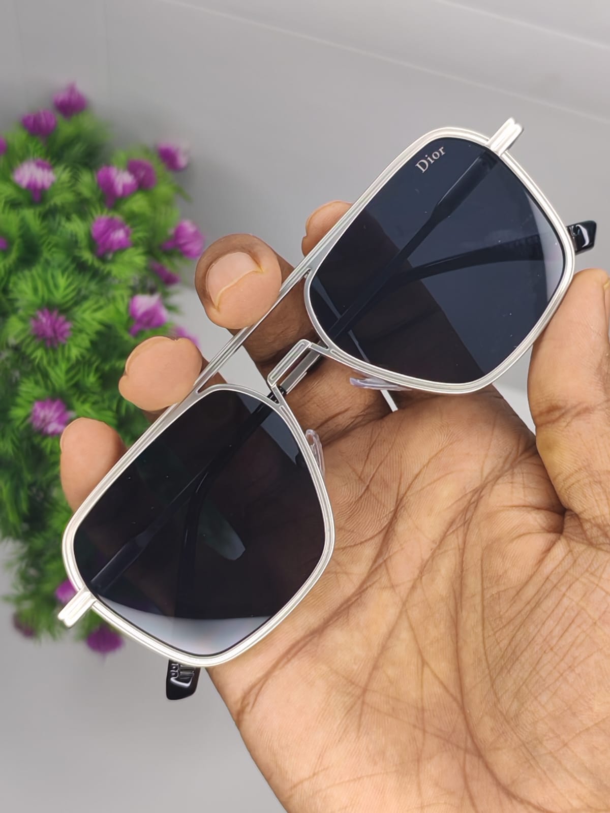 Premium Antique Silver sunglasses